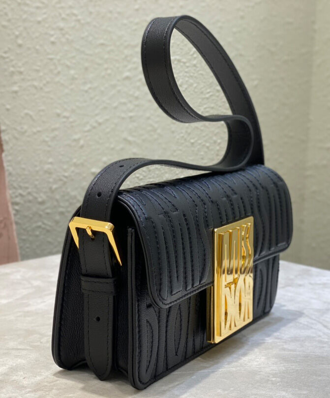 Christian Dior Miss Dior Flap Bag Black